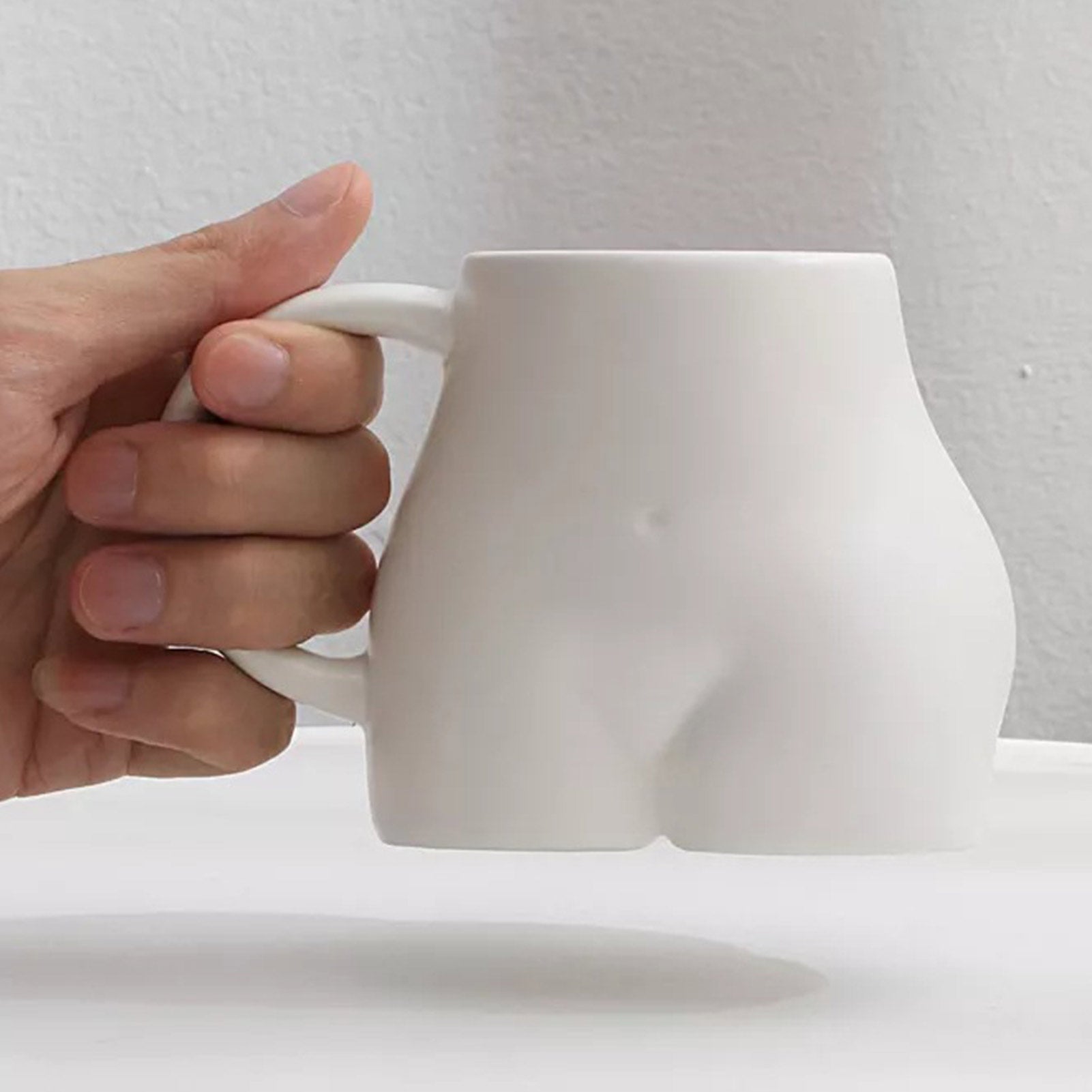 Tasse en céramique créative en forme de fesses humaines, tasses à café faites à la main, tasses à thé au lait en forme de fesses de femme, cadeaux, vase de décoration intérieure, outils de cuisine