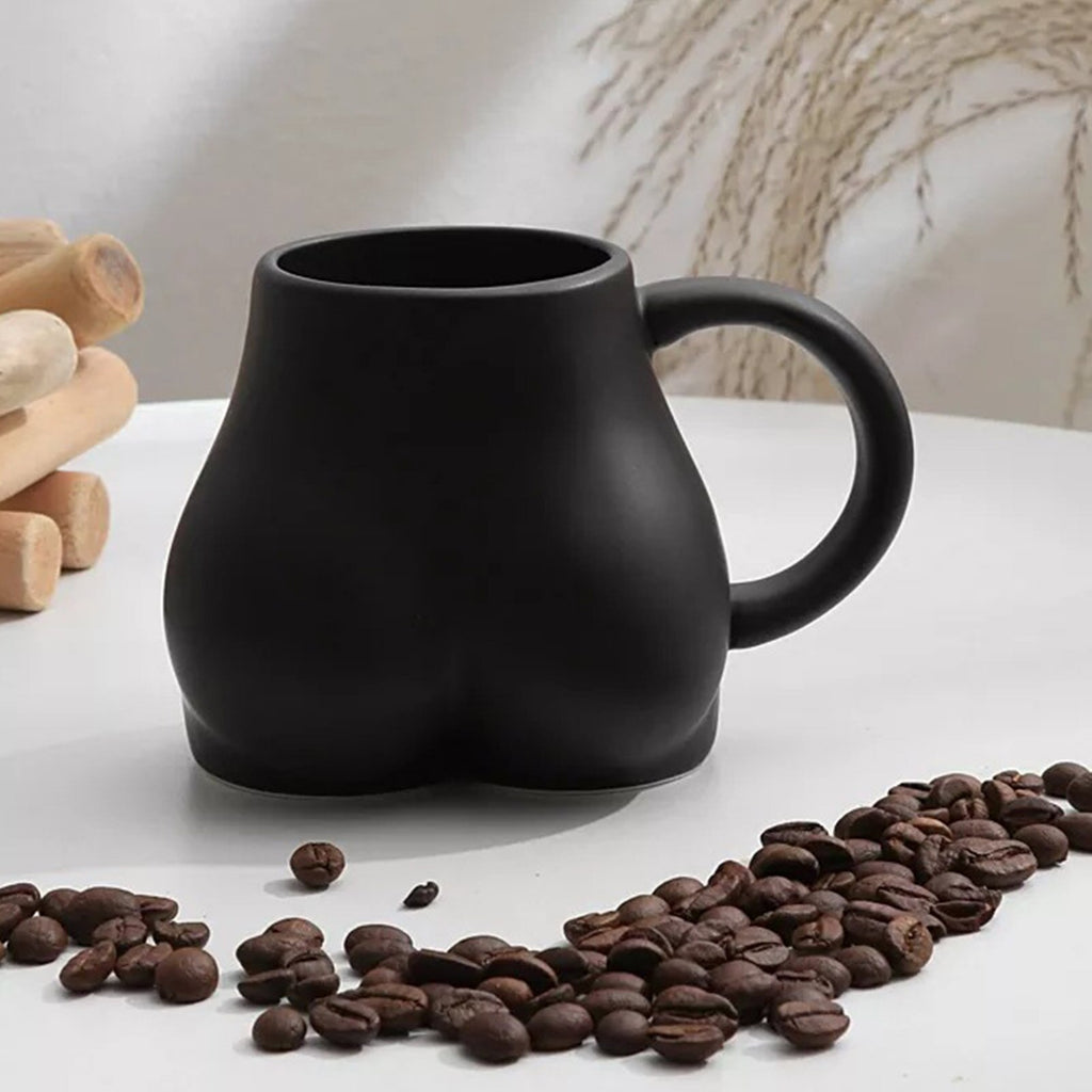 Tasse en céramique créative en forme de fesses humaines, tasses à café faites à la main, tasses à thé au lait en forme de fesses de femme, cadeaux, vase de décoration intérieure, outils de cuisine