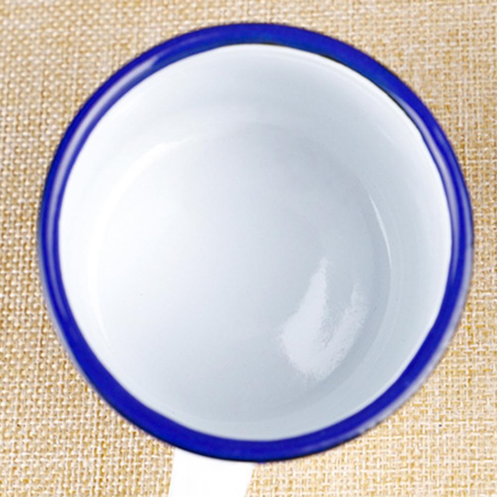 Retro Style Multi-use Water Mug Coffee Tea Beer Juice Milk Cup Water Cups Enamel Non-sliding Base Drink Mug Drinkware for Home