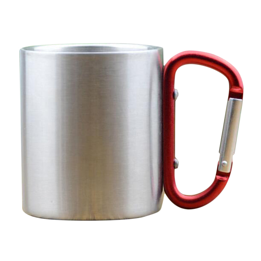 Aluminum carabiner coffee cup