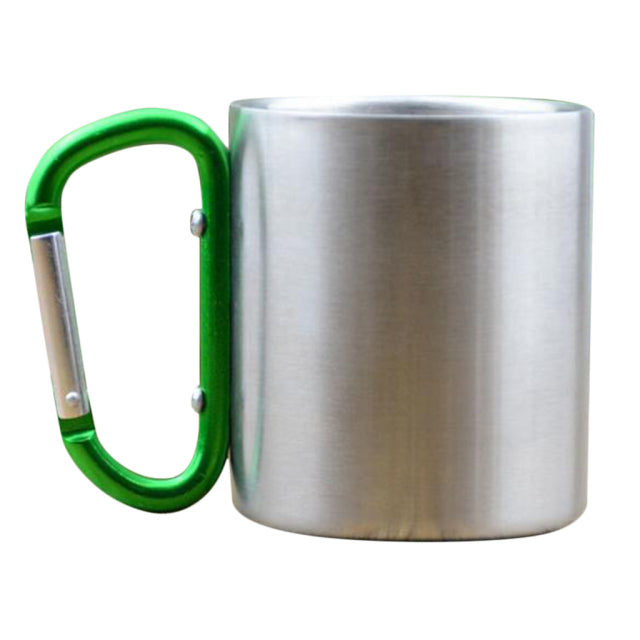Aluminum carabiner coffee cup