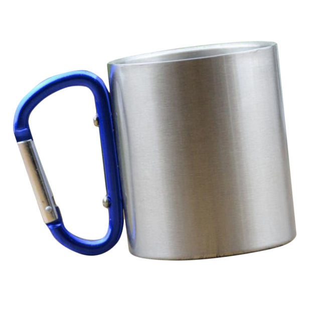 Aluminum carabiner coffee cup
